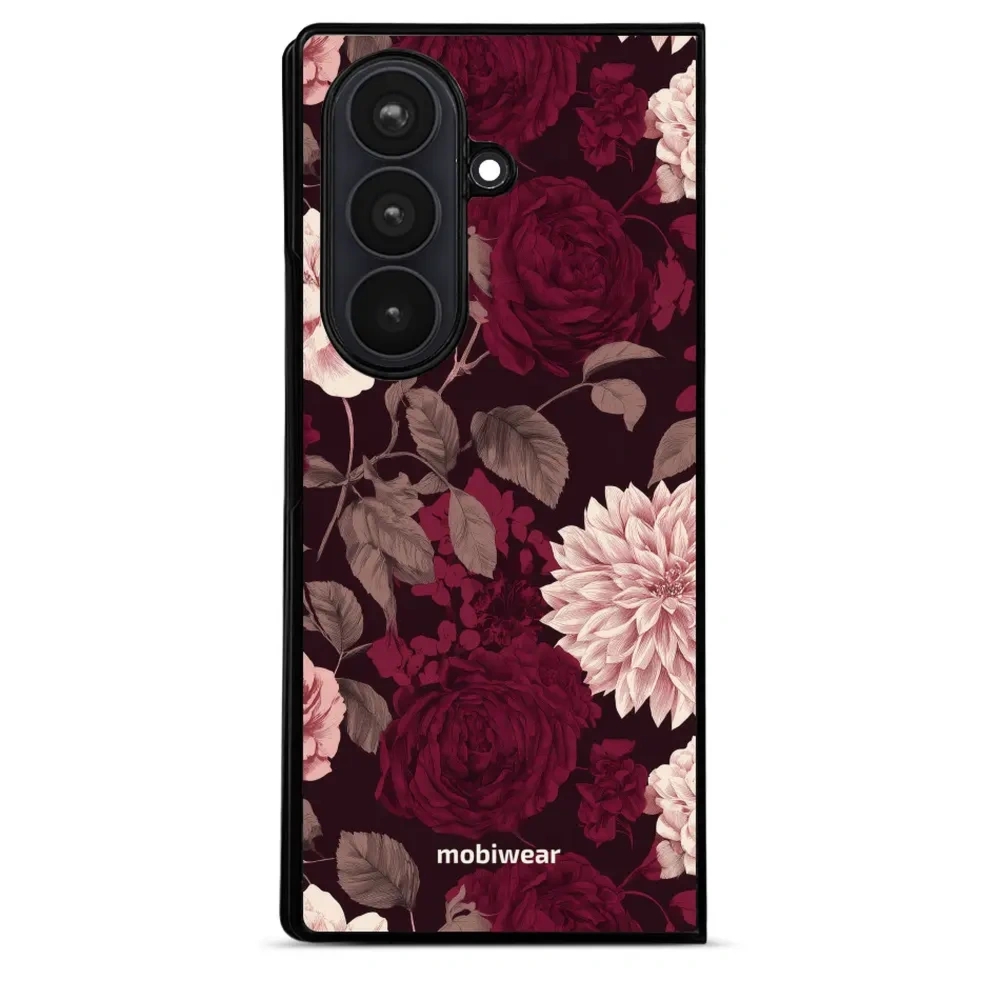 Etui ochronne do Galaxy Z Fold8 Ultra, Mobiwear Glossy Case, wino i dalie