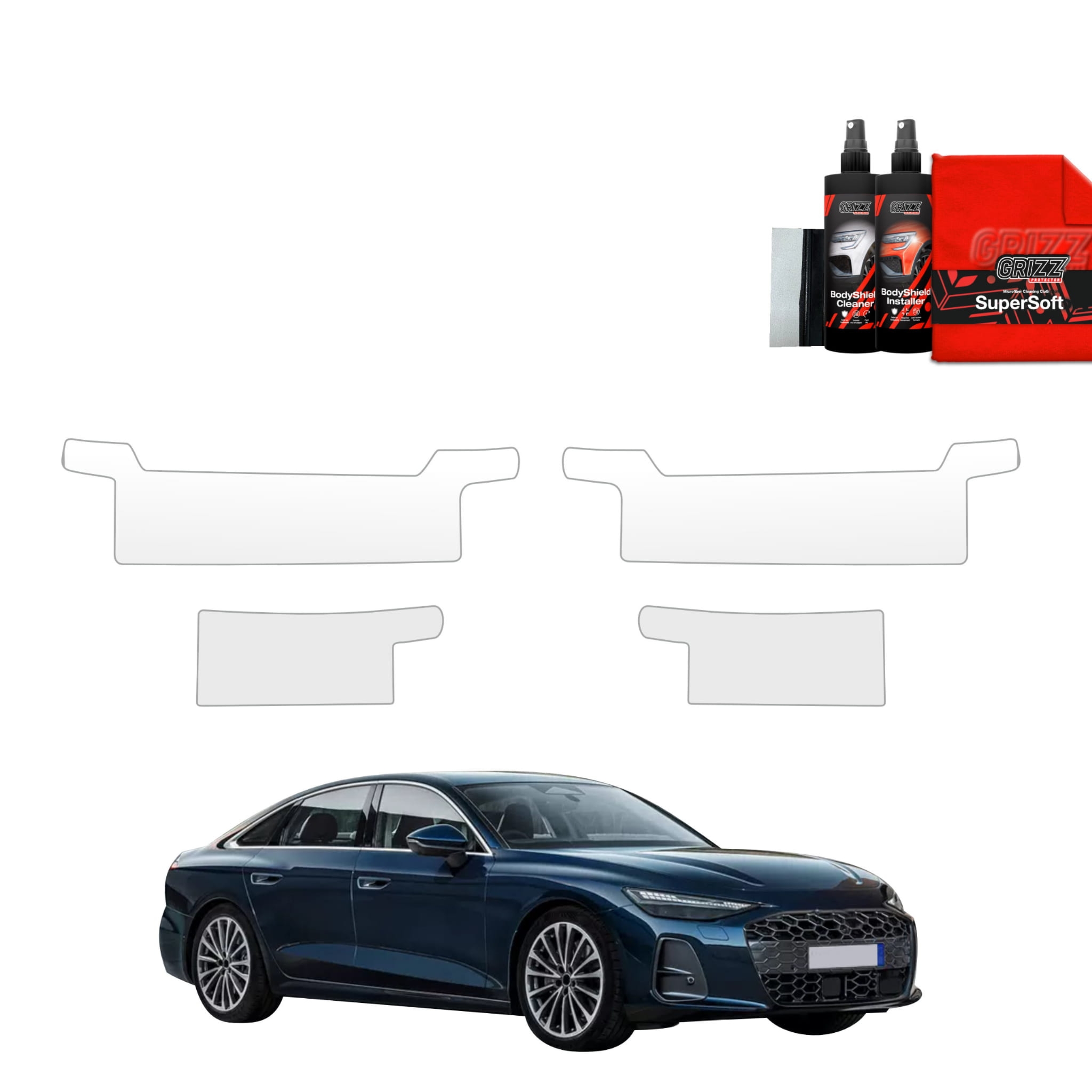 4w1 Folia ochronna na progi Grizz Protector do Audi A6 Limousine (2025-2026)