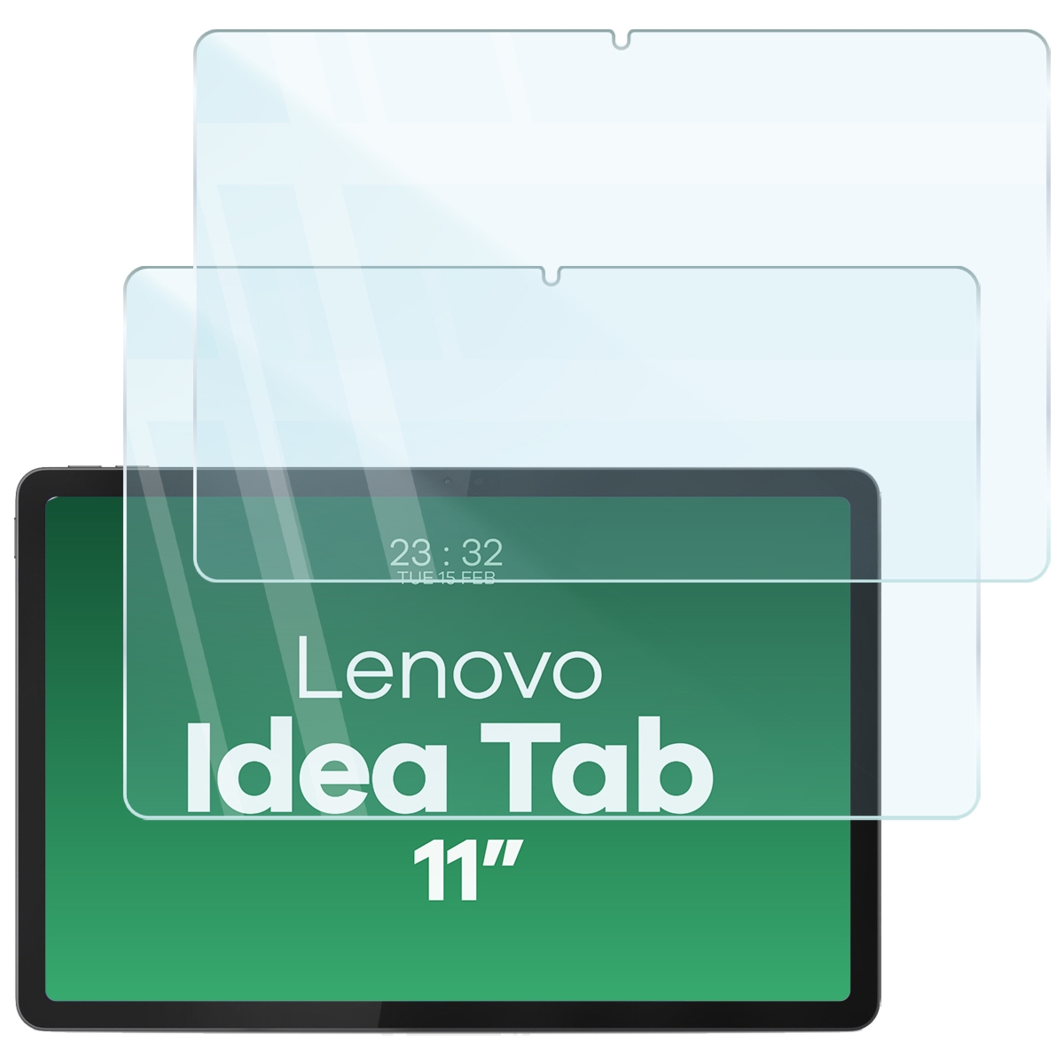 Szkło hartowane do tabletu Bizon Tab Glass Clear Duo do Lenovo Idea Tab 11, 2 sztuki