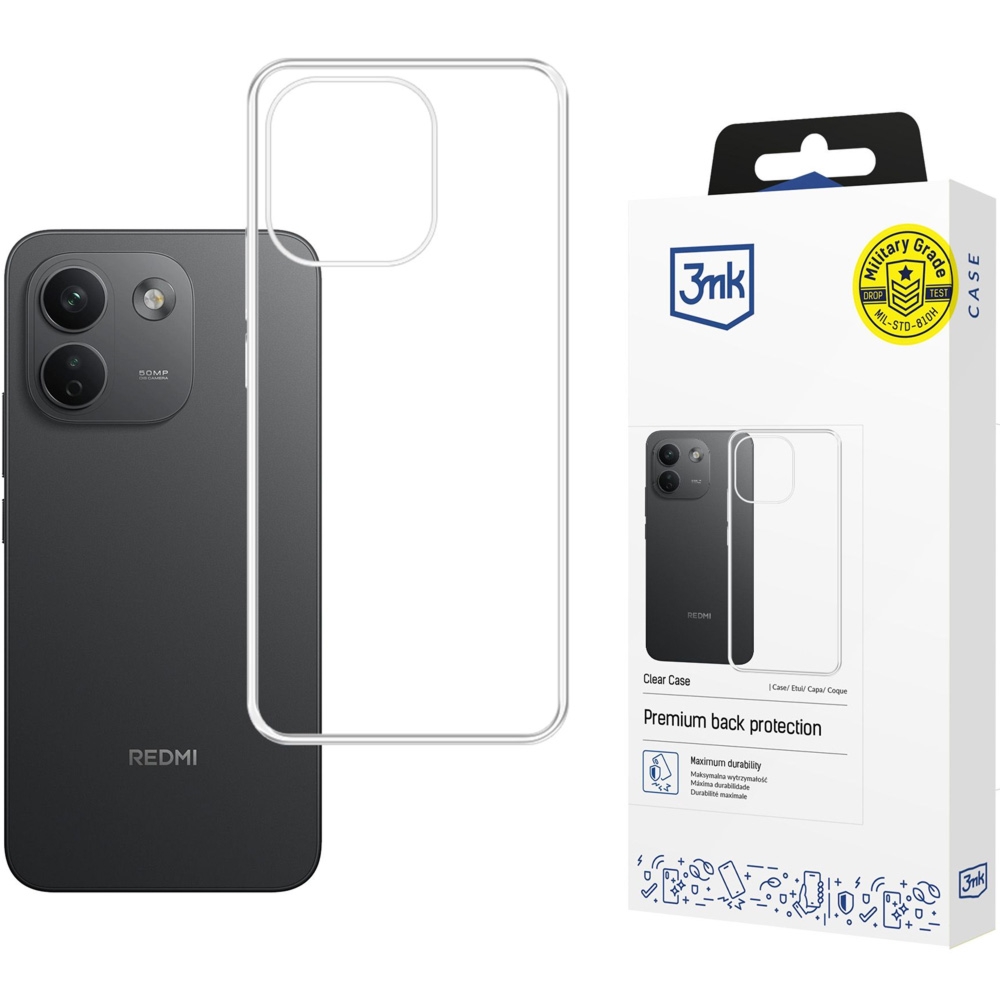 Etui 3mk Clear Case do Xiaomi Redmi Note 17 Pro 5G, przezroczyste