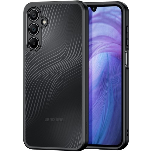 Image of Etui Dux Ducis AIMO do Galaxy A16 5G / 4G, przezroczyste z czarną ramką