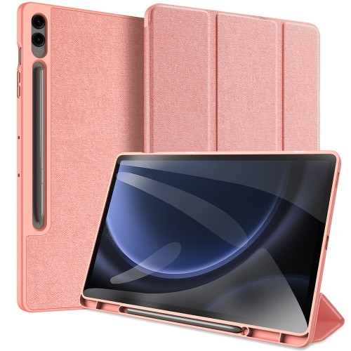 Image of Etui Dux Ducis Domo do Galaxy Tab S10 Plus / S9 FE Plus / S9 Plus, różowe