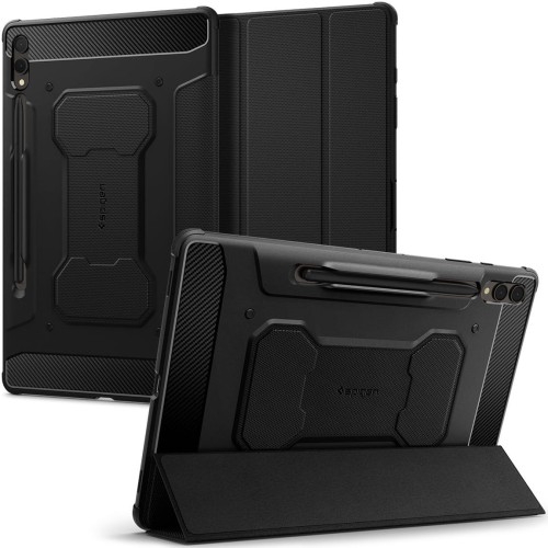 Image of Etui Spigen Rugged Armor Pro do Galaxy Tab S9 Plus, czarne