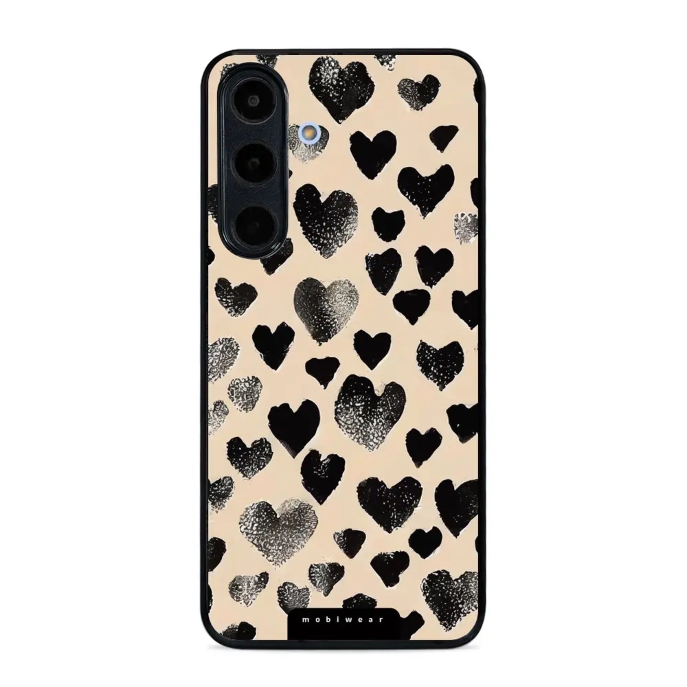 Etui ochronne do Galaxy S25 FE, Mobiwear Glossy Case, beżowa miłość