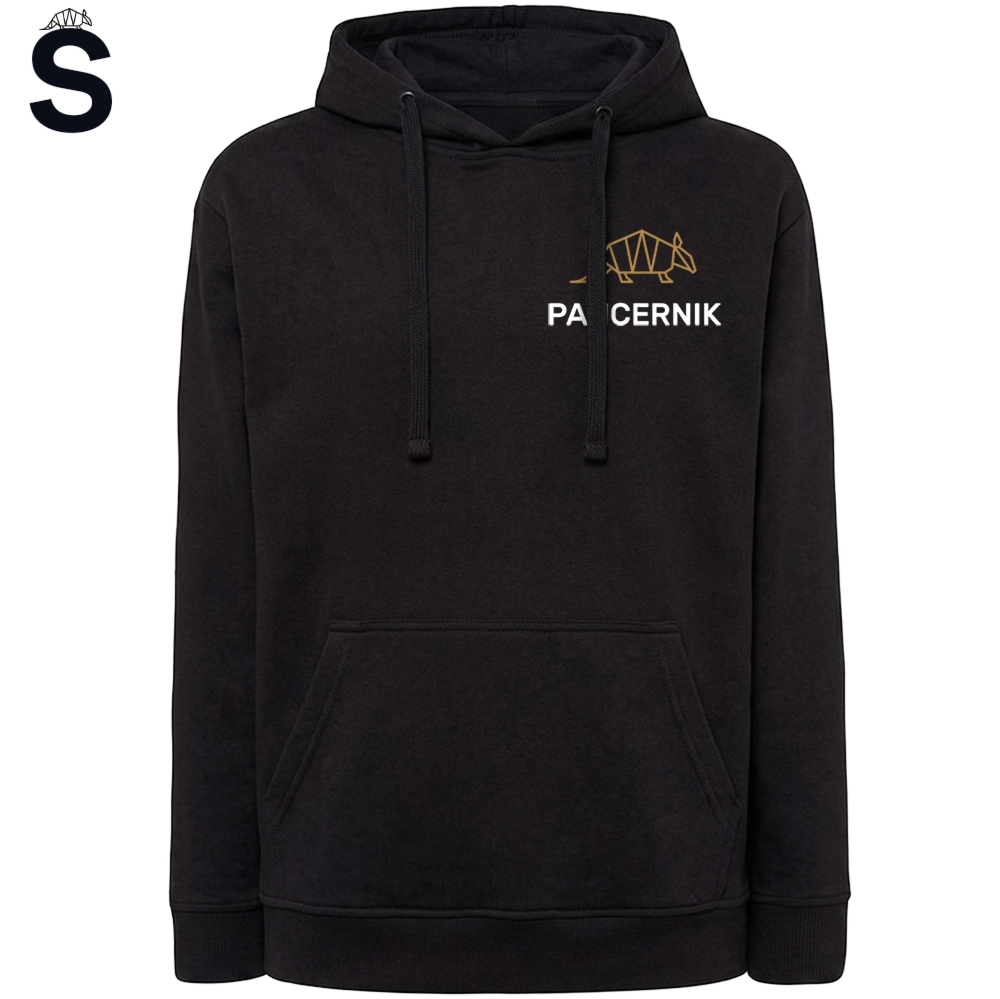 Bluza z kapturem, hoodie Pancernik Classic, czarna S