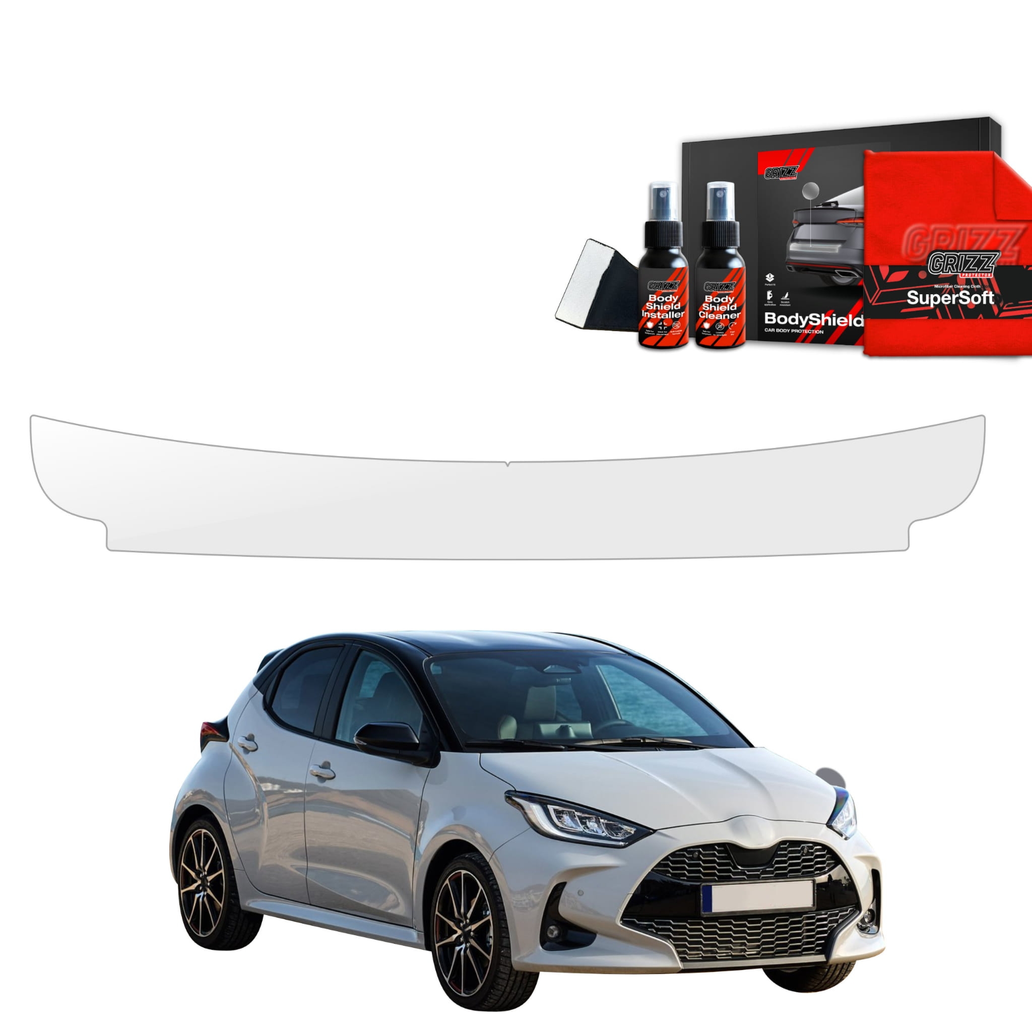 Folia ochronna Grizz Protector na próg bagażnika do Toyota Yaris HEV (2020-2026)