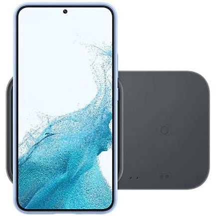 Image of OUTLET: Ładowarka indukcyjna Samsung Wireless Charger Duo EP-P5400BBEGEU 15W, szara