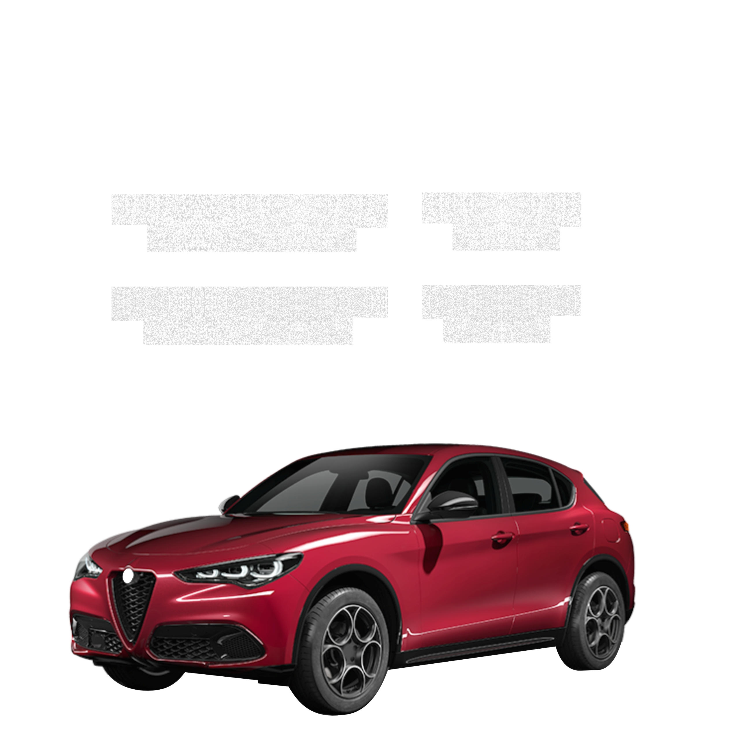 4w1 Biała powłoka techniczna Grizz Protector na progi Alfa Romeo Stelvio (2023-2026)