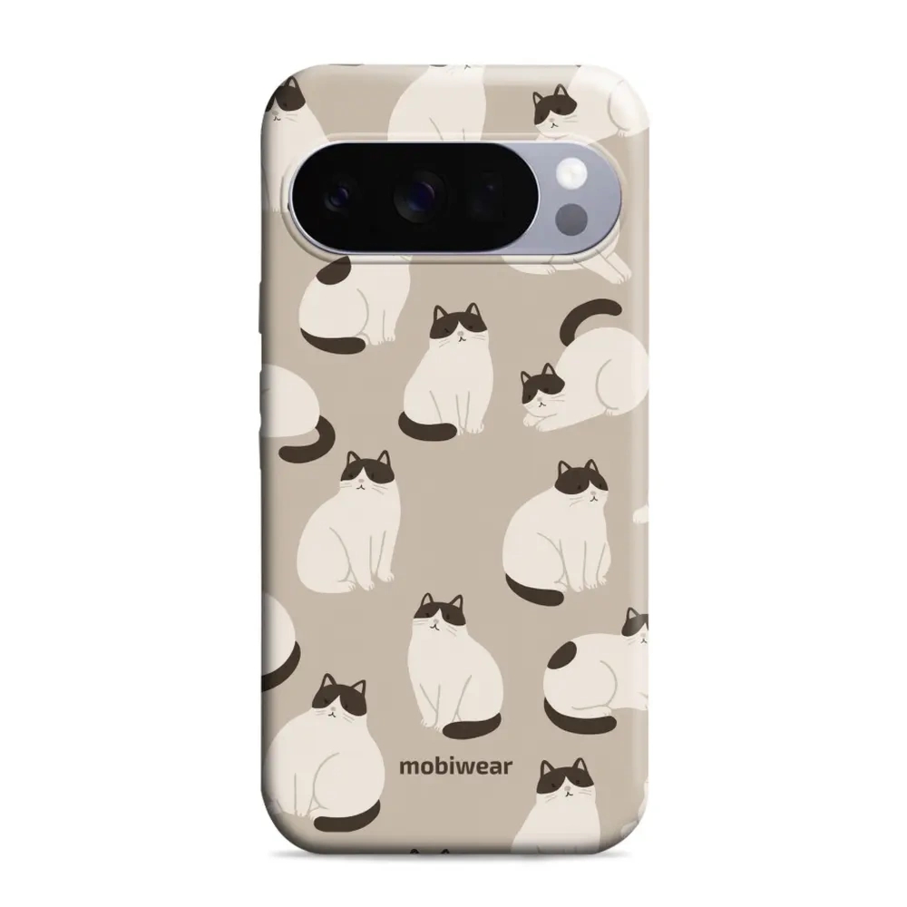 Etui ochronne do Pixel 10 Pro, Mobiwear Elite Pro, kawa miau