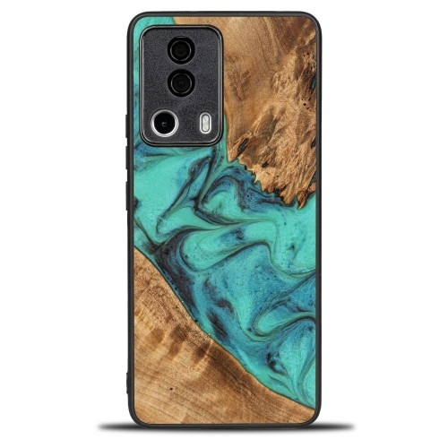 Image of Drewniane etui do Xiaomi 13 Lite, Bewood Unique Turquoise