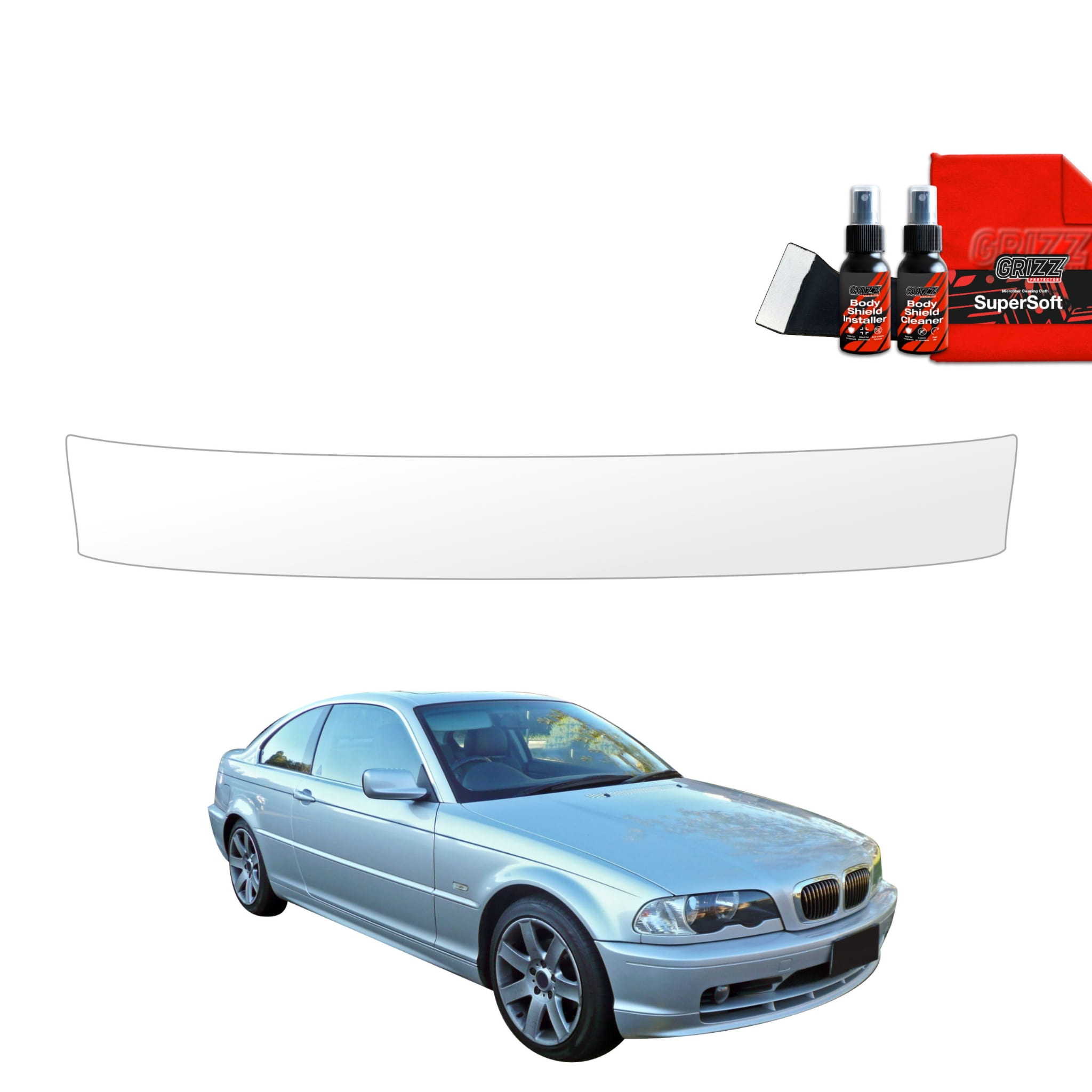 Folia ochronna na próg bagażnika Grizz Protector do BMW 3 E46 Coupe Pre-LCI (1999-2002)