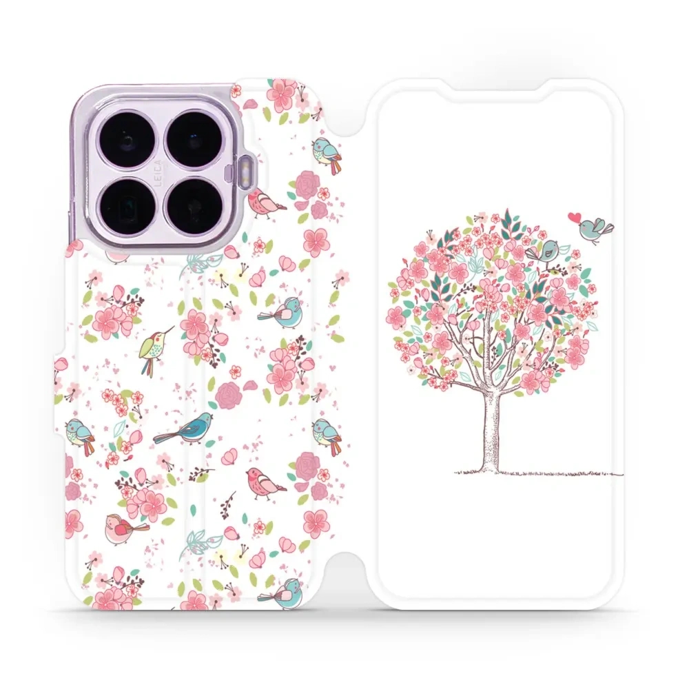 Etui z klapką do Xiaomi 17T, Mobiwear Book, różowy gaj