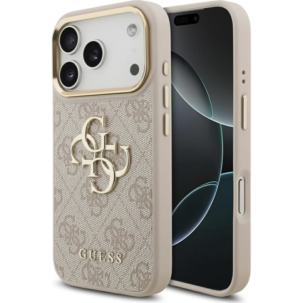 Etui Guess Hardcase 4G Big 4G Classic Logo do iPhone 17 Pro, różowe