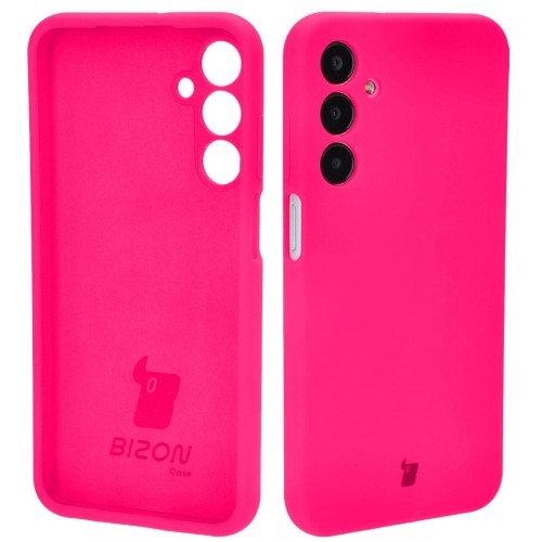 Image of Etui silikonowe Bizon Soft Case do Galaxy A25 5G, neonowo-różowe