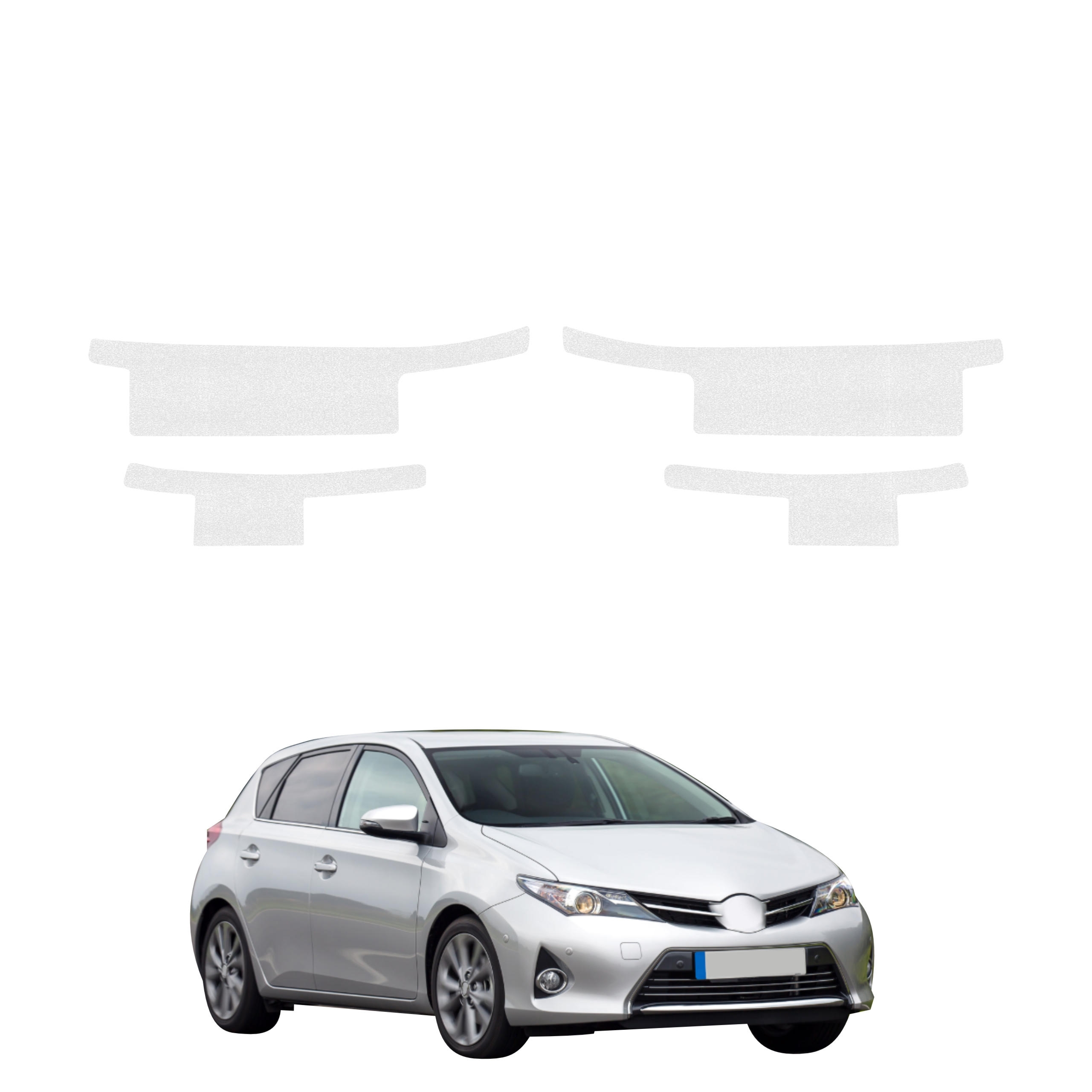 4w1 Bezbarwna powłoka techniczna Grizz Protector na progi Toyota Auris (2012-2015)