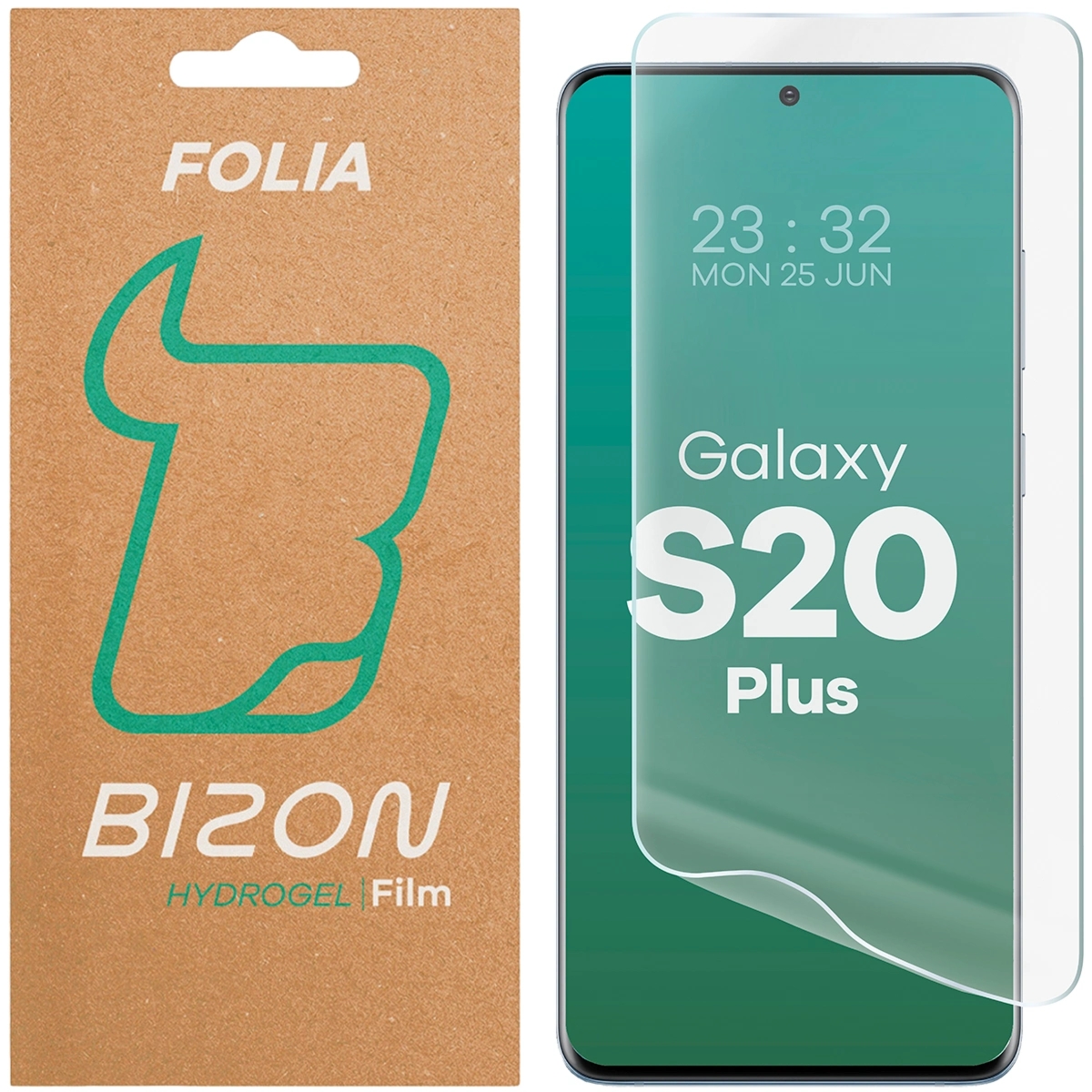 Folia hydrożelowa na ekran Bizon Film Hydrogel Front do Galaxy S20 Plus, 1 sztuka