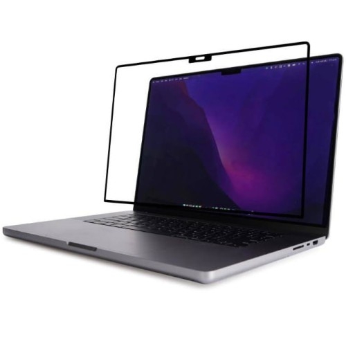 Image of Folia Moshi iVisor AG MacBook Pro 16" 2021-2023, czarna ramka