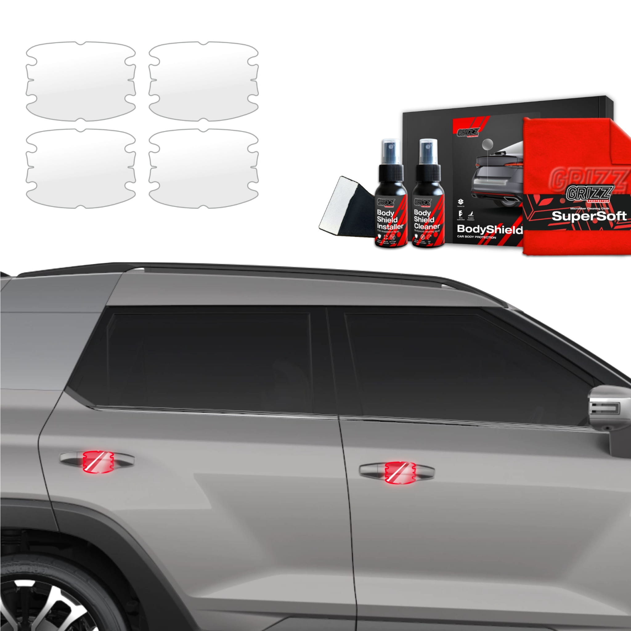 4w1 Folia ochronna Grizz Protector pod klamki do SsangYong Torres (2024-2026)