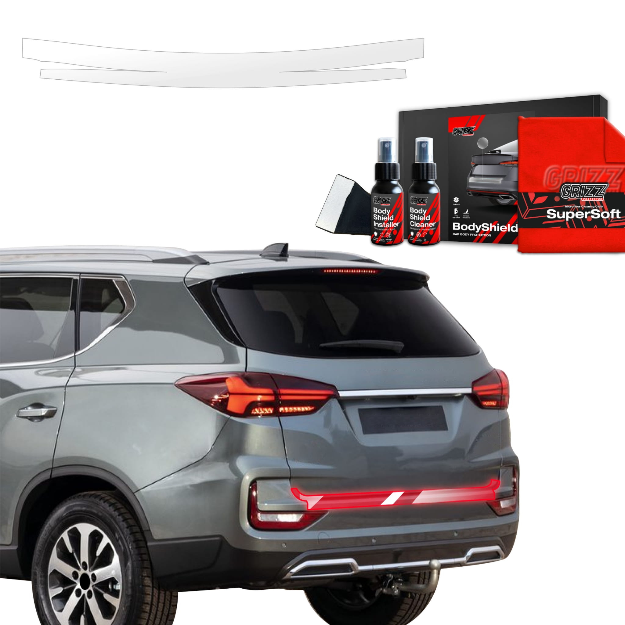 Folia ochronna Grizz Protector na próg bagażnika do SsangYong Rexton (2023-2026)