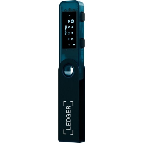 Image of Portfel kryptowalut i NFT Ledger Nano S Plus, niebieski