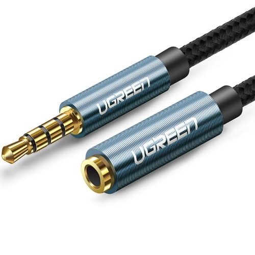 Image of Kabel / adapter Ugreen AUX 3,5 mm mini jack 0,5 m, niebieski