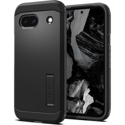 Image of Etui Spigen Tough Armor do Google Pixel 8a, czarne