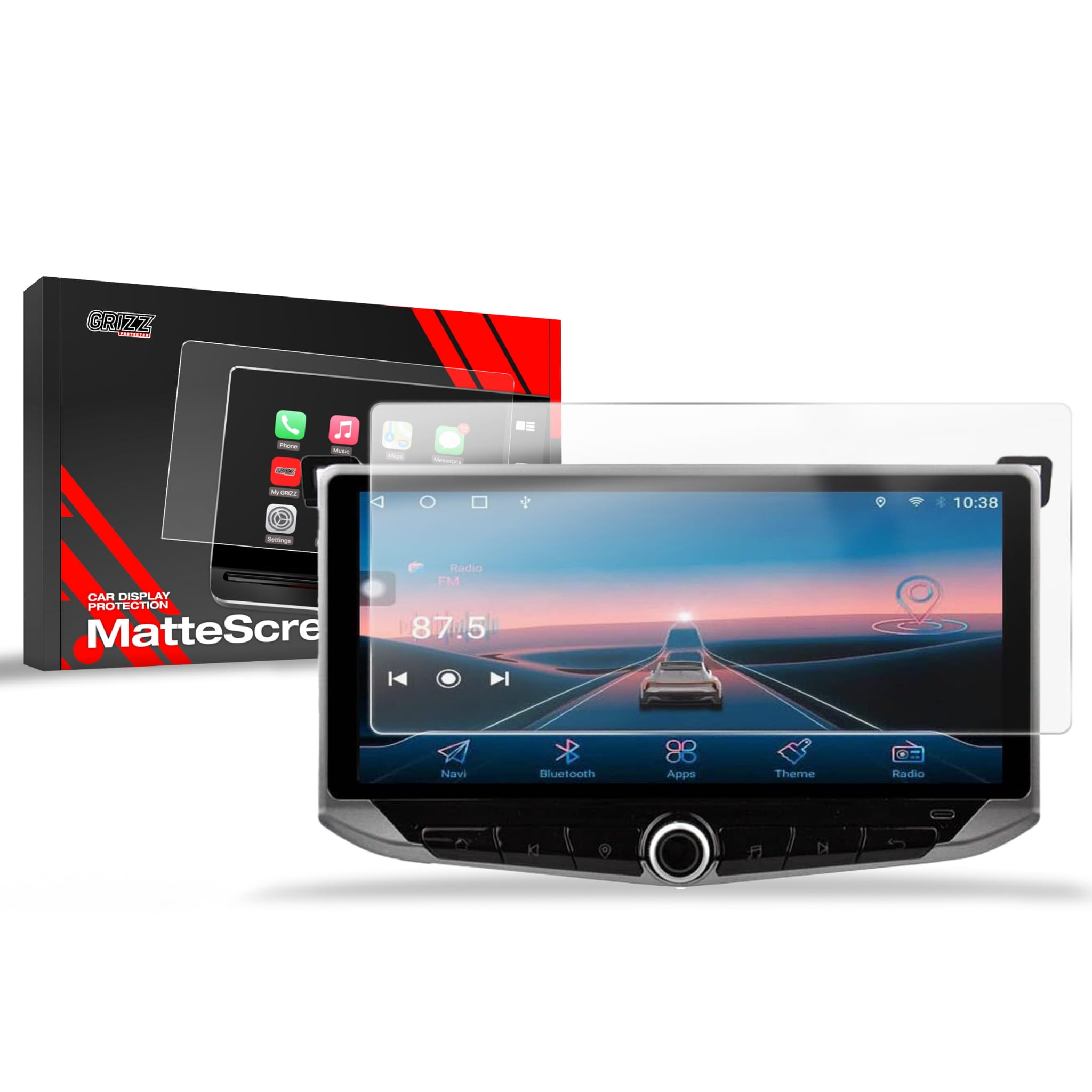 Image of Folia antyodciskowa Grizz Protector do Android Radio Toyota RAV4 (2013-2019)