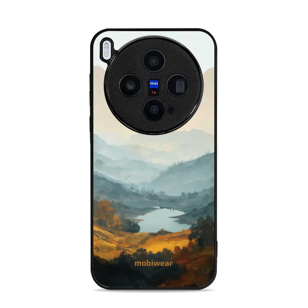 Etui ochronne do vivo X300, Mobiwear Glossy Case, jezioro w dolinie