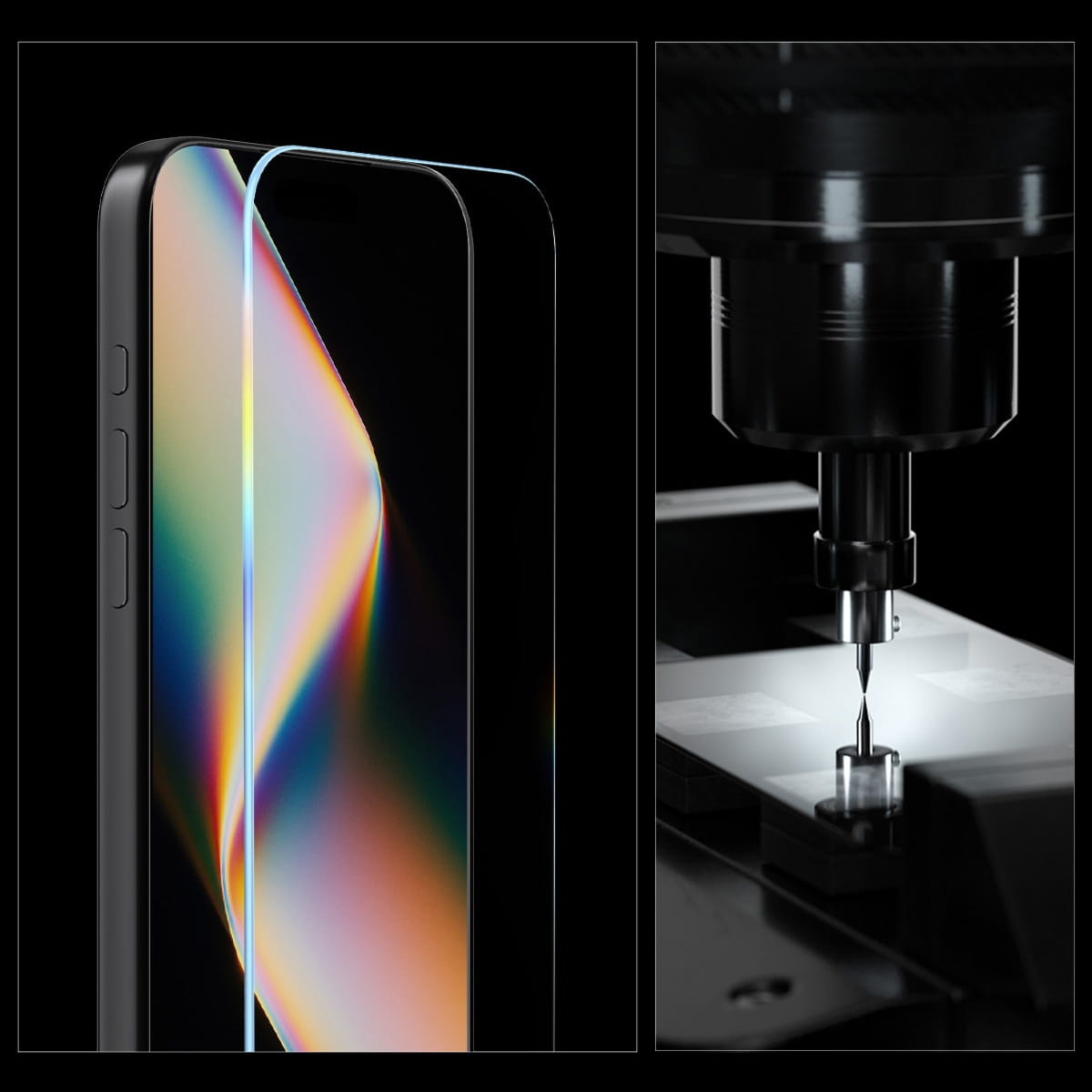 OUTLET: Szkło do etui + Aplikator Spigen Glas.tR EZ Fit Pro 1-Pack (AC) do iPhone 18 Pro / 17 Pro / 17 / 16 Pro