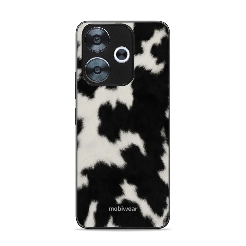 Etui ochronne do Xiaomi Redmi 13 4G, Mobiwear Glossy Case, krowie futerko