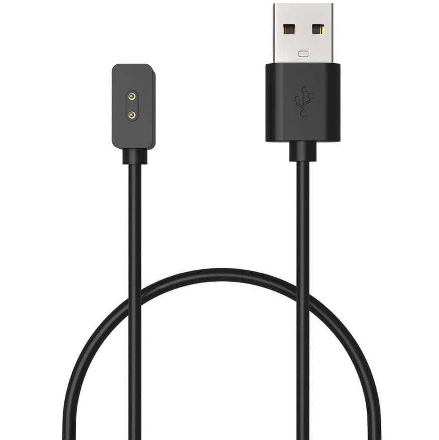 Image of Kabel ładujący Fixed Charging Cable USB-A do Xiaomi Mi Band/Smart Band 8/9/Pro/Active, 1 m, 2,5 W, czarny