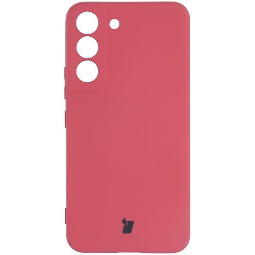 Image of Etui Bizon Case Silicone do Galaxy S22, ciemny róż