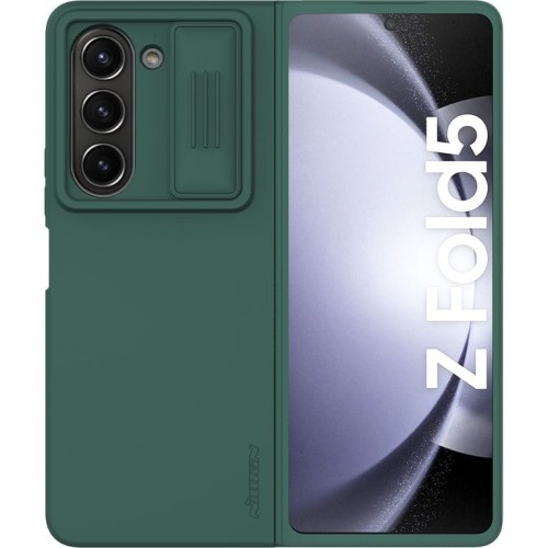 Image of Etui z ochroną aparatu Nillkin CamShield Silky do Galaxy Z Fold 5, zielone