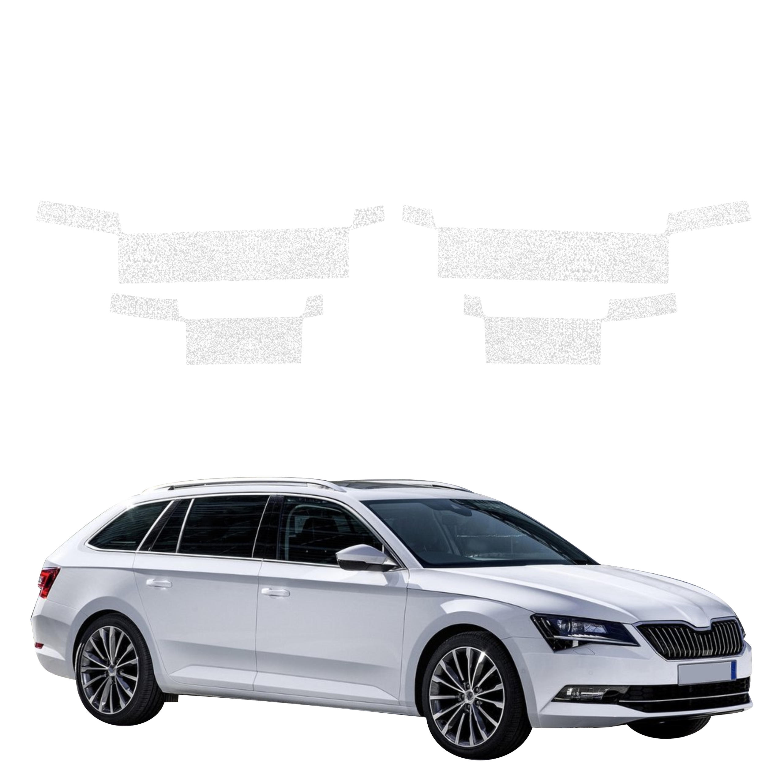 4w1 Biała powłoka techniczna Grizz Protector na progi Skoda Superb 3 Combi (2016-2019)