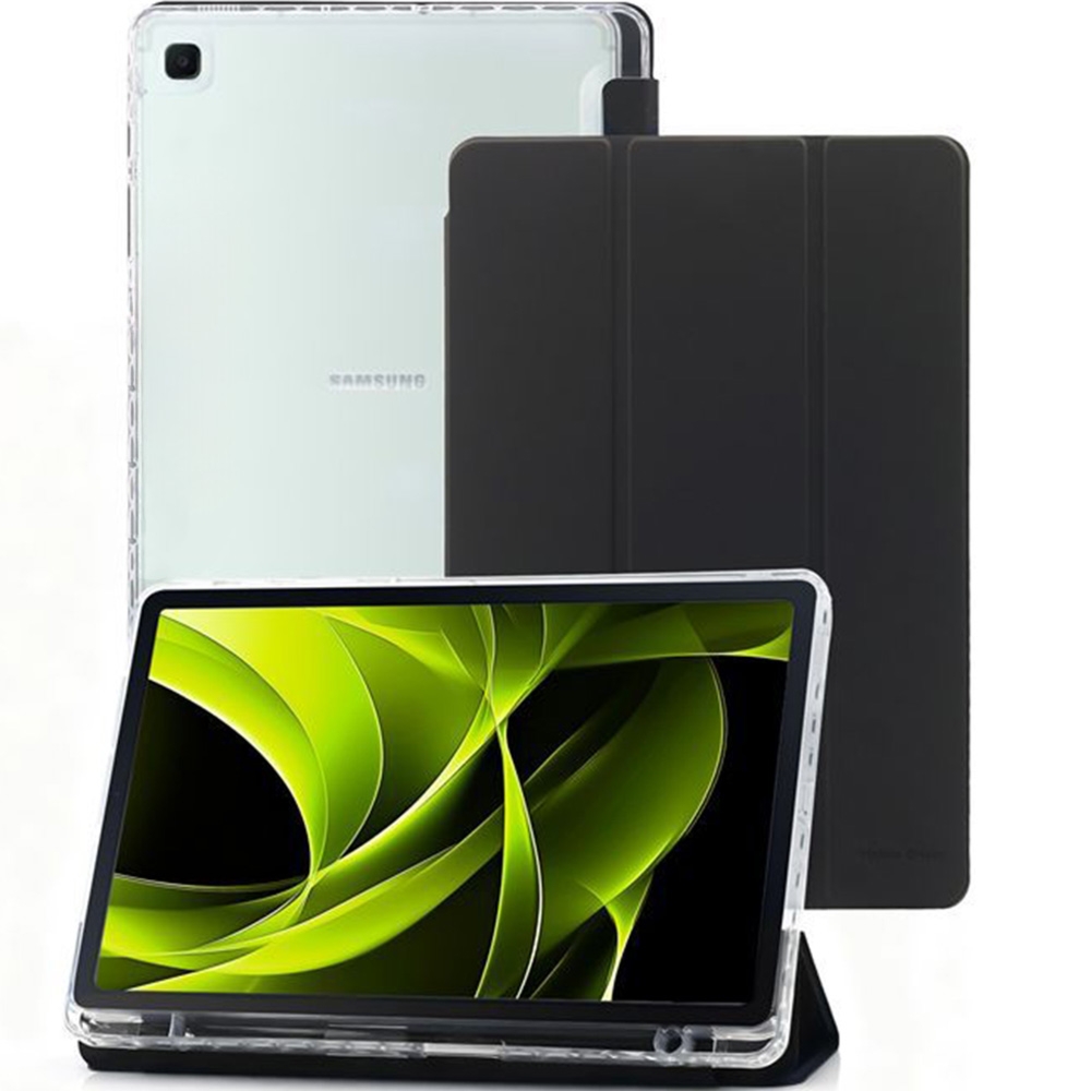 Etui Mobile Origin Easy Tablet Case do Galaxy Tab S6 Lite 2024/2022/2020, czarno-przezroczyste