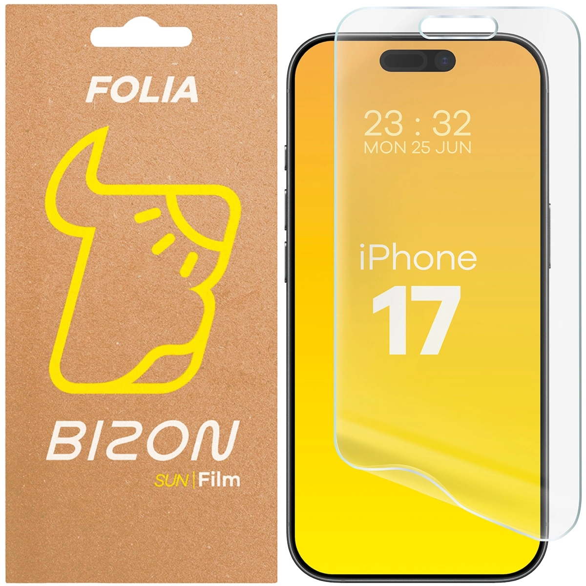 Folia matowa Bizon Film Sun do iPhone 17, 1 sztuka