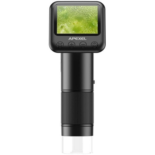 Image of Przenośny mikroskop cyfrowy Apexel MS008 z ekranem HD
