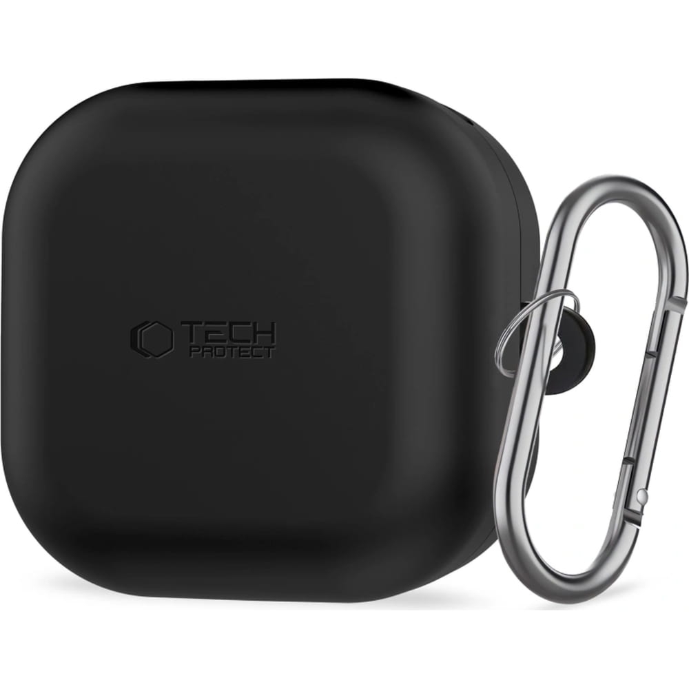 Etui Tech-Protect Silicone Hook do Galaxy Buds 4 / 4 Pro, czarne