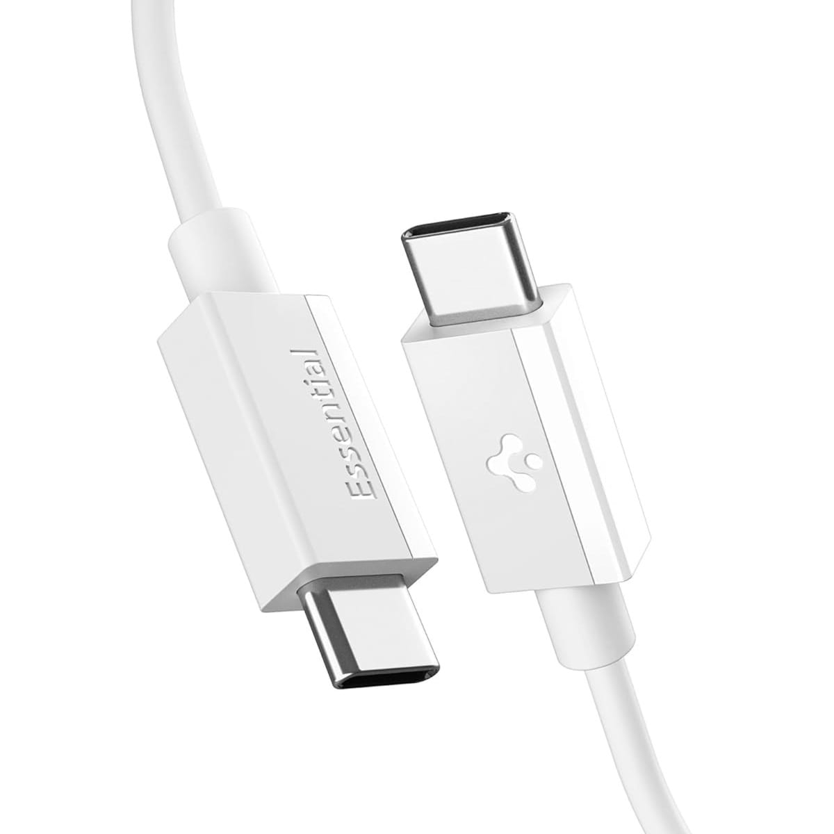 Kabel Spigen Essential DuraBend EB6020CC USB-C do USB-C 60W, 2 m, biały