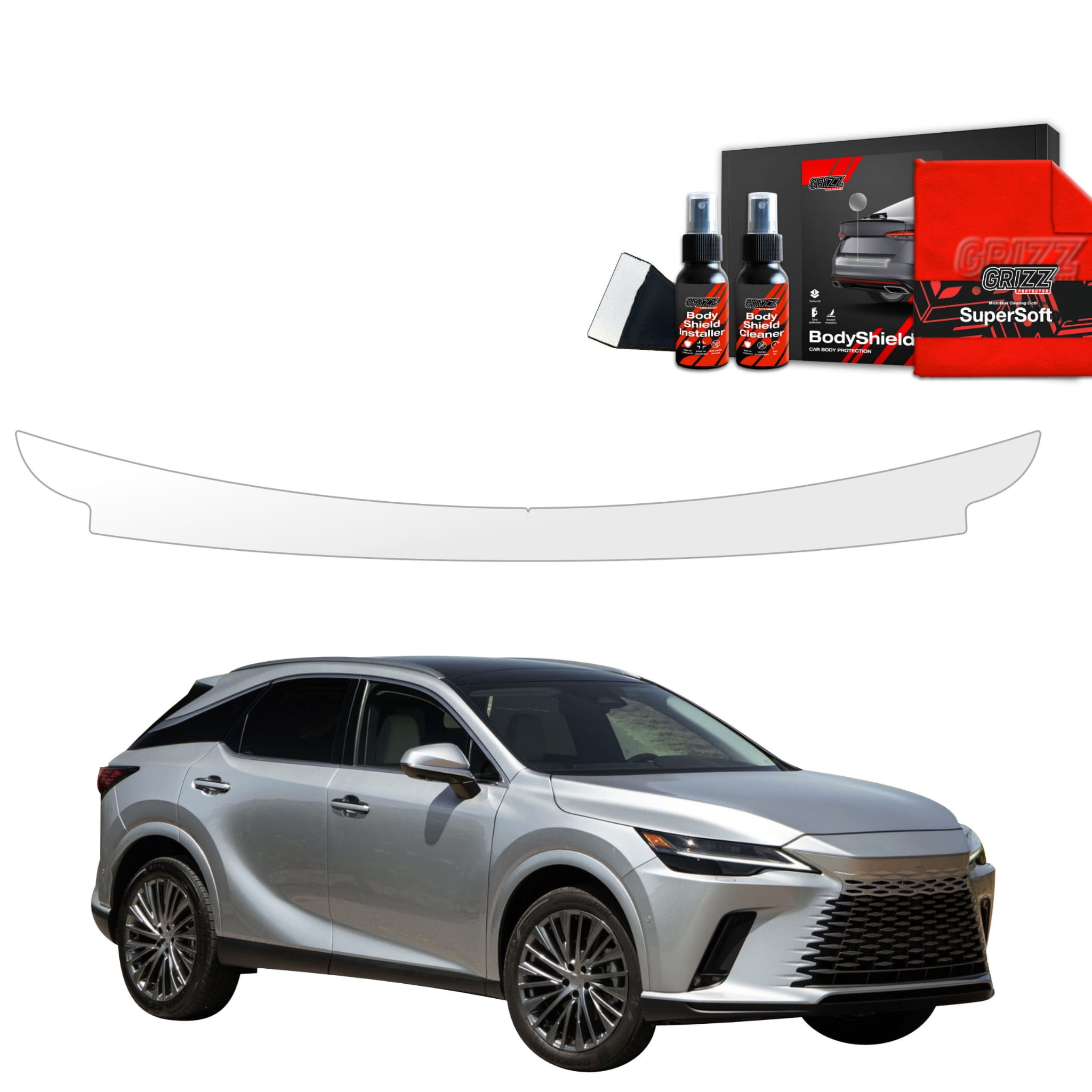 Folia ochronna Grizz Protector na próg bagażnika do Lexus RX 350h (2022-2026)