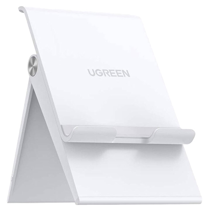 Uchwyt, podstawka, stojak biurkowy Ugreen LP247 na telefon / tablet, biała