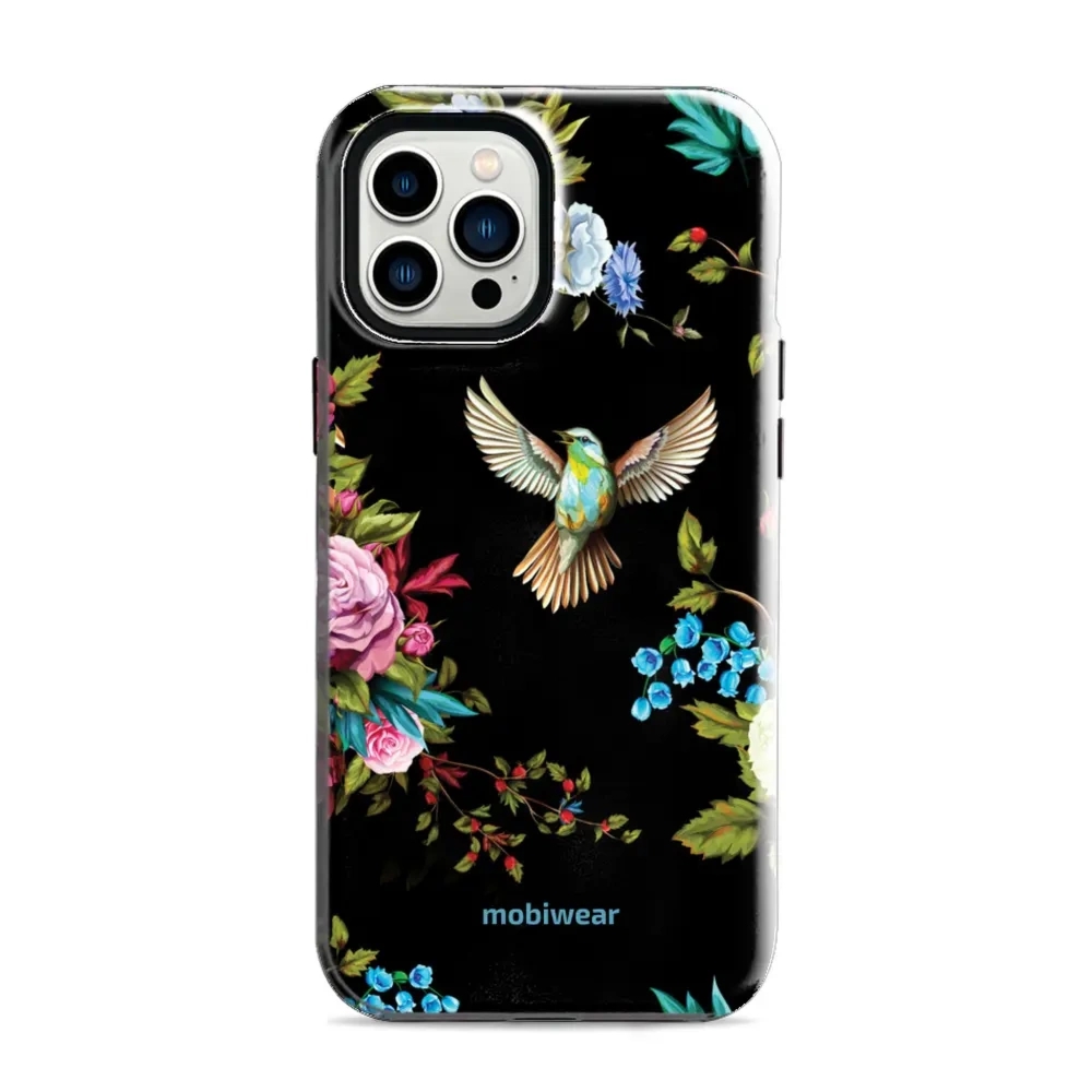 Etui ochronne do iPhone 12 Pro Max, Mobiwear Elite Pro, nocny koliber