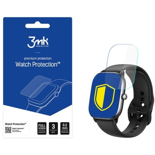 Image of Folia ochronna 3mk Watch Protection Amazfit GTS 4 Mini, 3 szt.