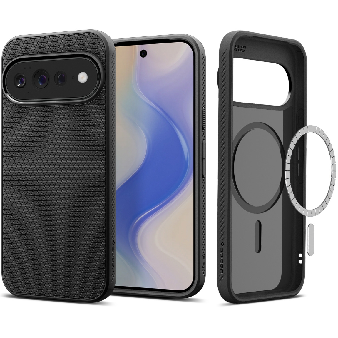 Etui Spigen Liquid Air Mag do MagSafe do Google Pixel 11 Pro XL, czarne