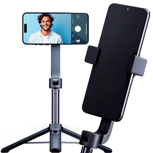 Image of Uchwyt, kijek, statyw 3mk Hardy MagSelfie Stick + pilot Bluetooth, czarny