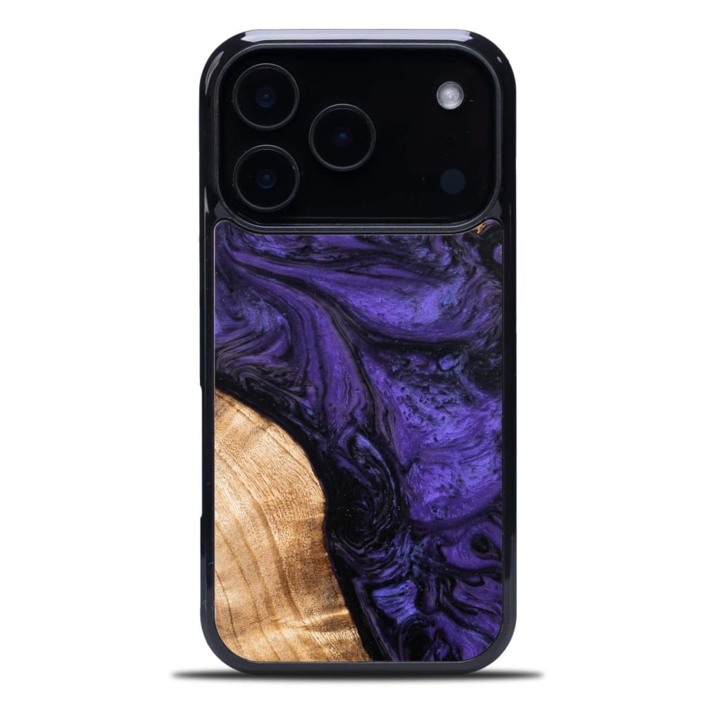 Drewniane etui do iPhone 17 Pro, Bewood Unique Violet