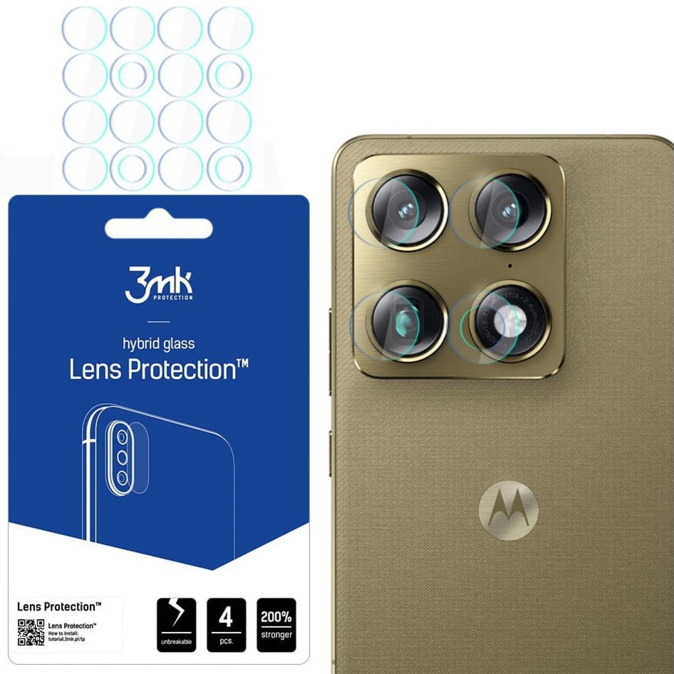 Osłona na aparat 3mk Lens Protection do Motorola Signature, 4 zestawy