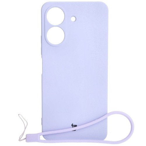 Image of Etui Bizon Case Silicone do Redmi 13C / Poco C65, jasnofioletowe