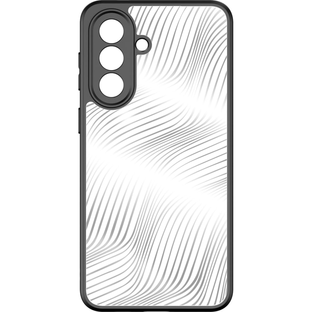 Etui Dux Ducis AIMO do Galaxy A57 5G, przezroczyste z czarną ramką