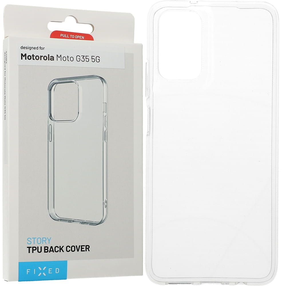 Image of Etui Fixed Story do Motorola Moto G35 5G, przezroczyste